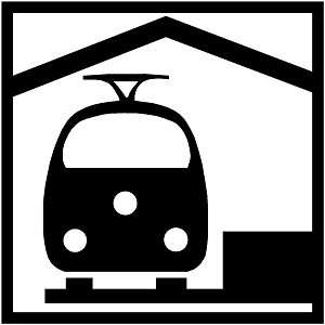 Symbol für Bahnhof